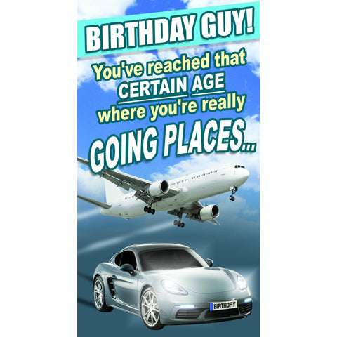 Face Ache, Places, Birthday Greetings Card