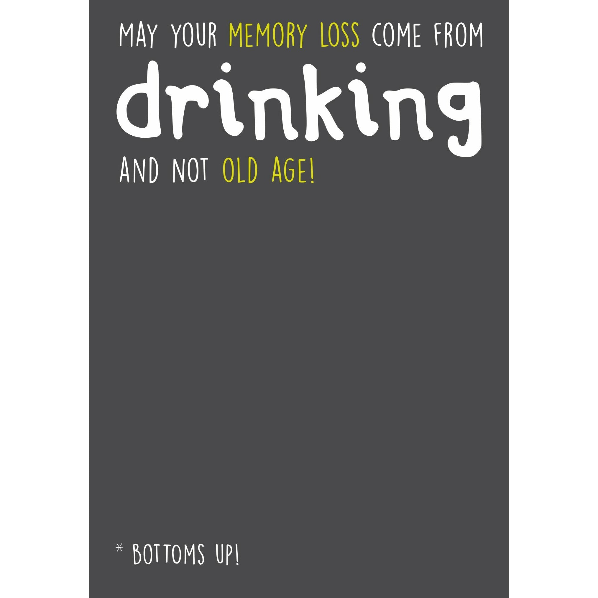 Seriously Just Kidding, Memory Loss, Open Greetings Card