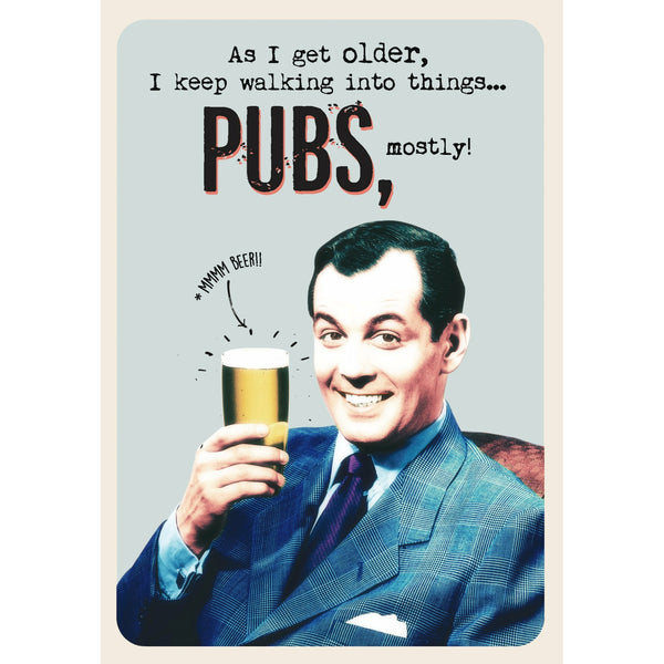 Wet Your Whistle, Pubs, Open, Greetings Card
