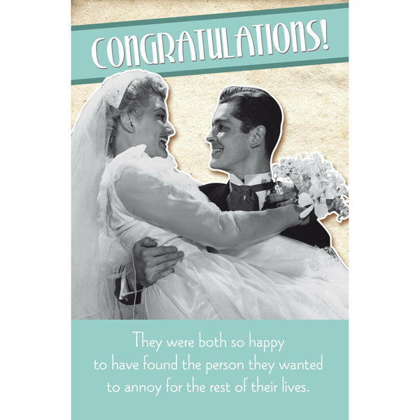 Emotional Rescue, Annoy, Wedding, Greetings Card