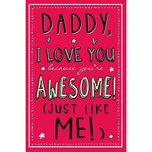 Jam And Toast, Awesome, Daddy, Greetings Card