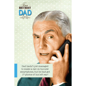 Ladies Who Lunch, Left Ear, Dad Greetings Card