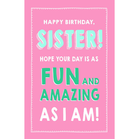 Jam And Toast, Amazing, Sister Greetings Card